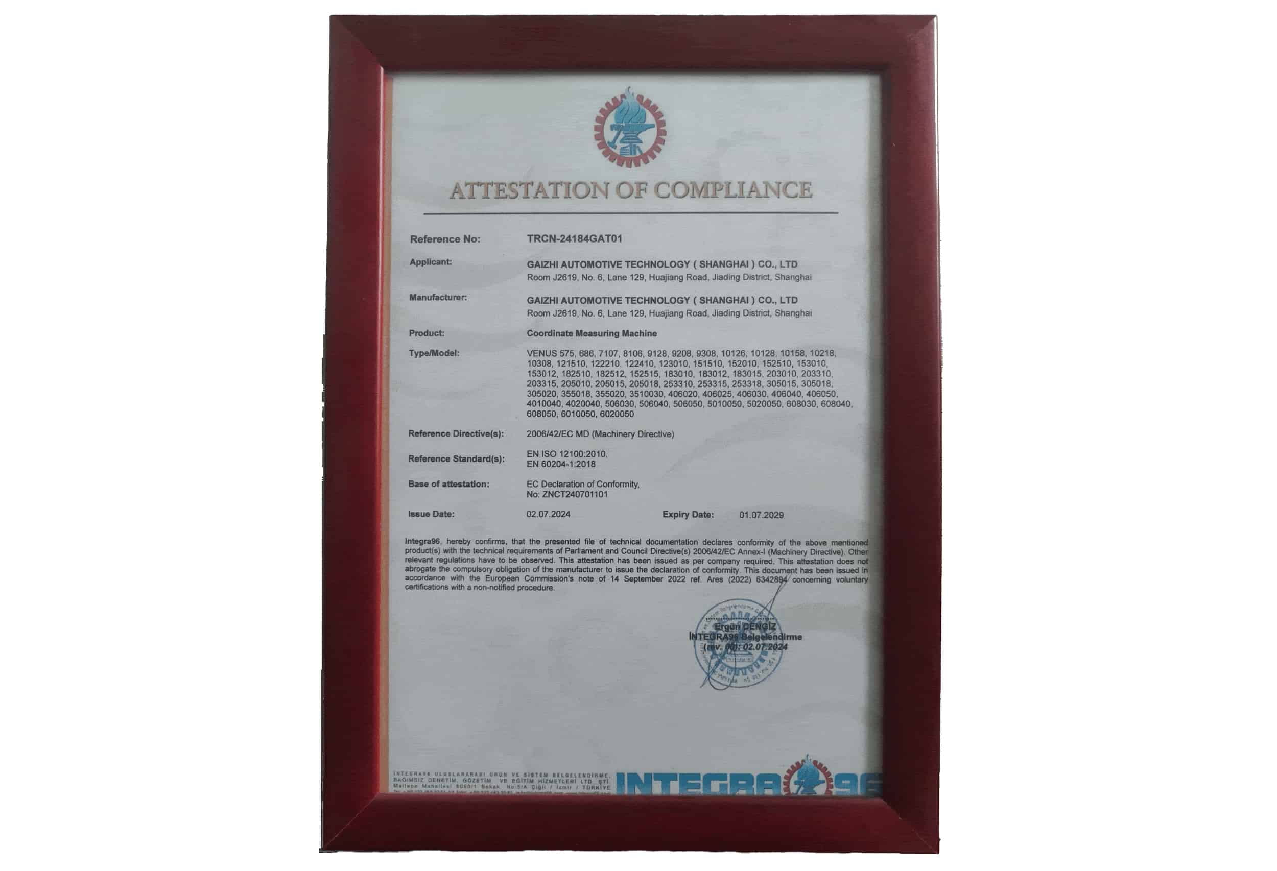 盖之科技获欧盟EC符合性声明 开启国际市场新征程 - 赛鸿三坐标新闻